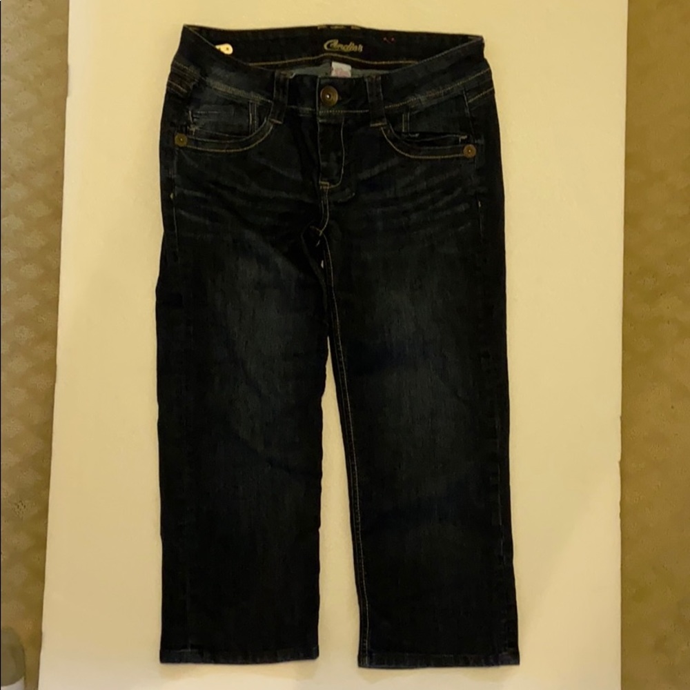 NWOT Jrs Candies Cropped blue jeans size 5